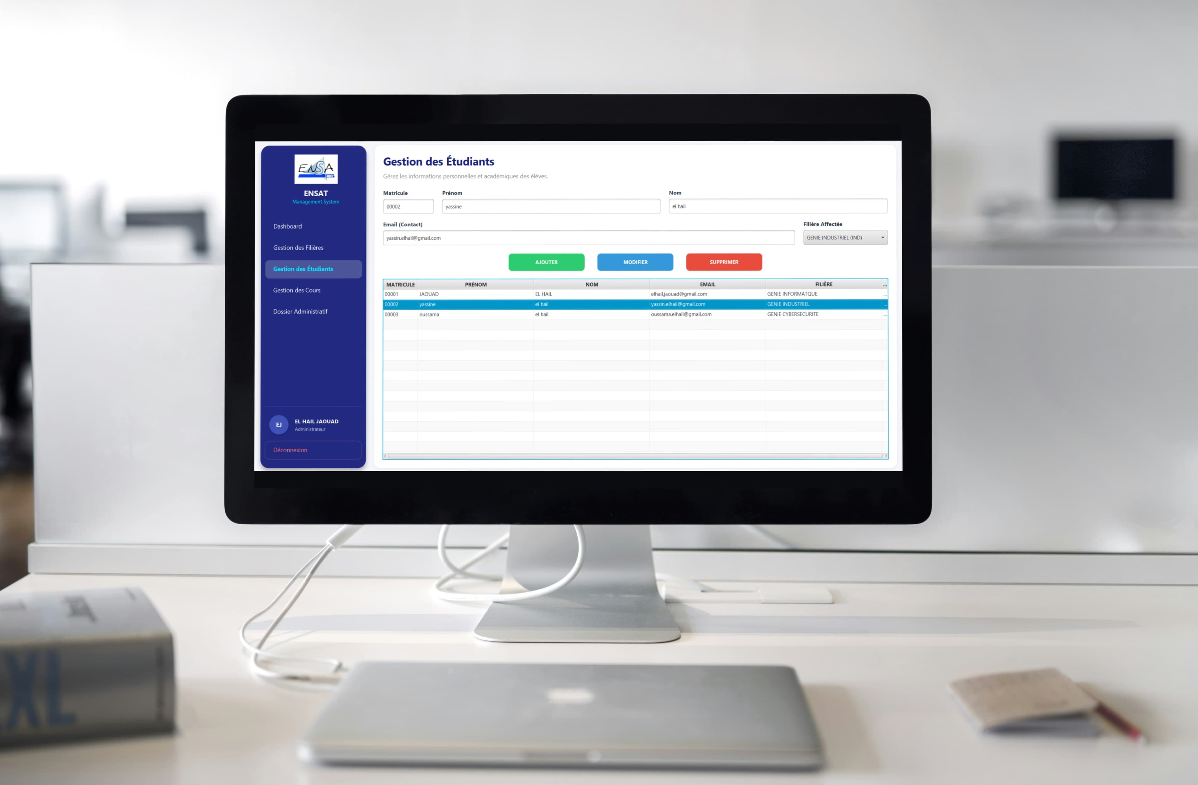 Ensat Management System